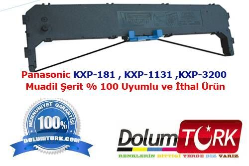 PANASONIC KXP-181 , KXP-1131 ,KXP-3200 Uyumlu Siyah Muadil Şerit