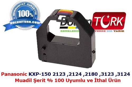 PANASONIC Kxp-150C Renkli Muadil Şerit Fiyatı,  KX-P2123 , 2124 , 2180 , 3123 , 3124 Uyumlu Siyah 4 Renkli Muadil Şerit