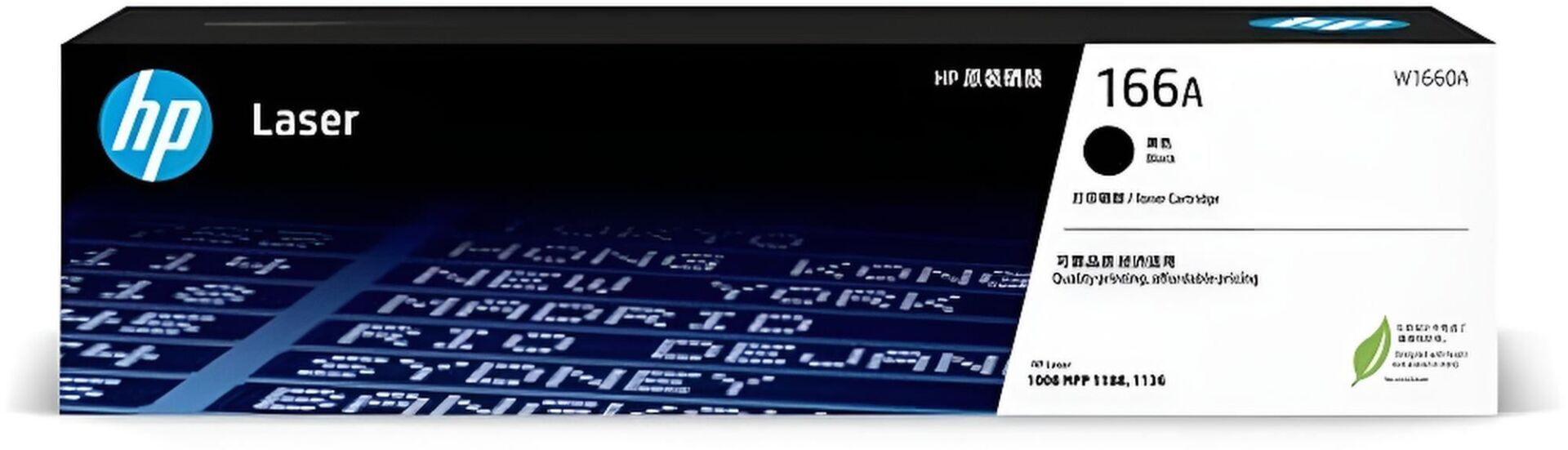 HP 166A W1660A Orijinal Toner / LaserJet 1008a / 1008w / MFP 1188a / MFP 1188fnw / MFP 1188w