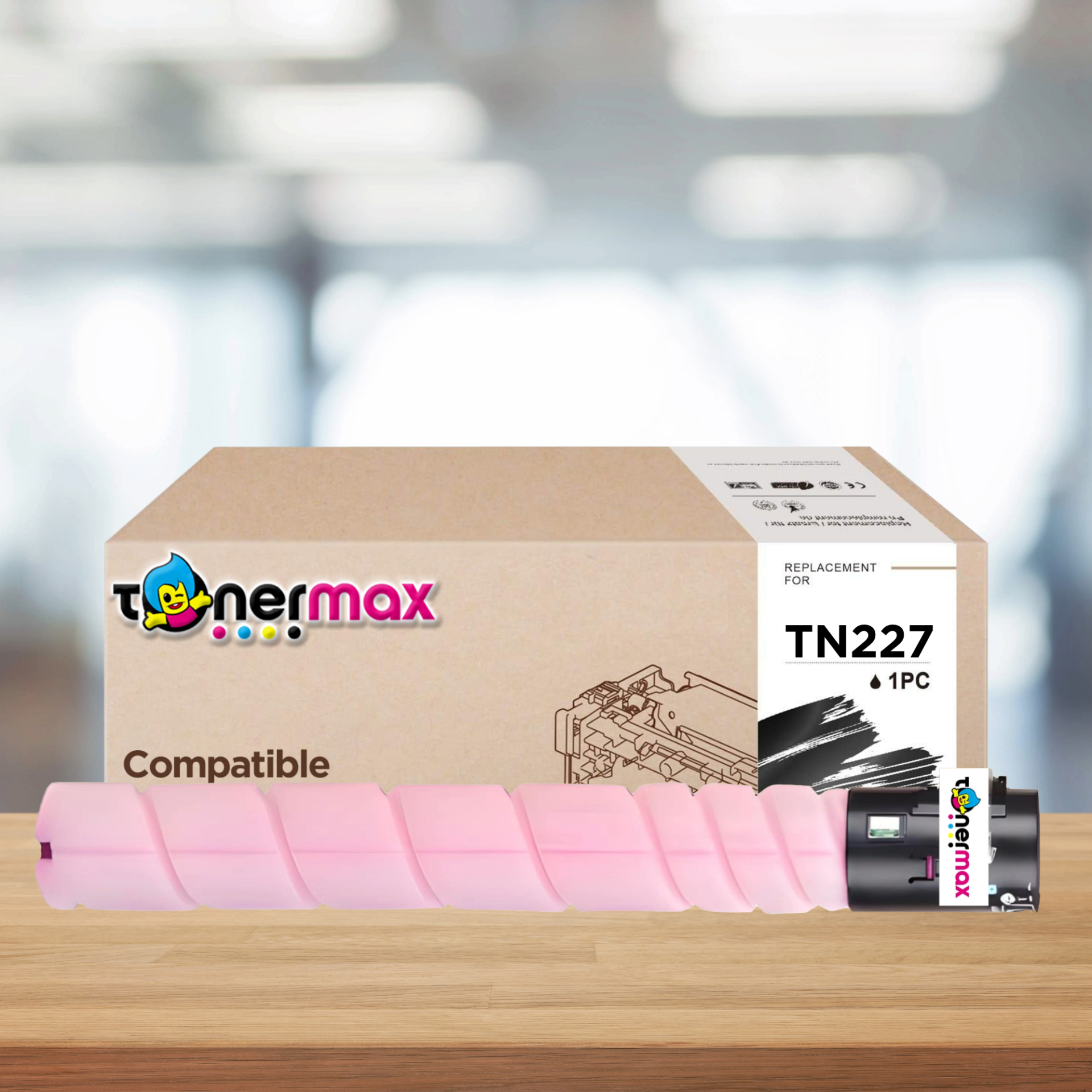 Develop TN-227 Muadil Kırmızı /INEO +257i