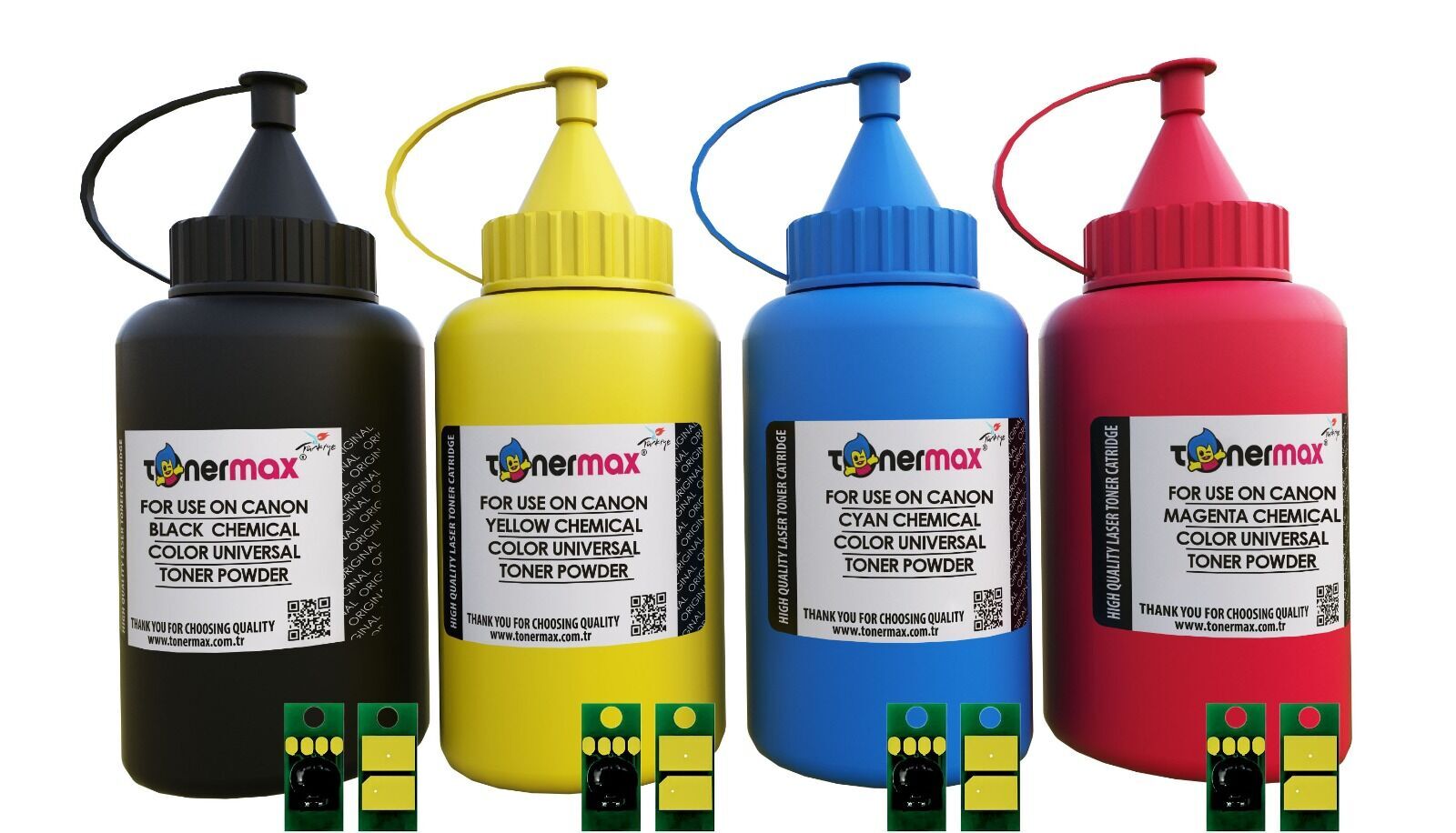 Canon CRG-075 Toner Tozu Set - Çipli / İmageCLASS MF665Cdw / MF662Cdw / LBP647Cdw / LBP646Cdw / MF663Cdw / i-SENSYS MF 664Cdw-Çipsiz(Kopya)