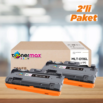 Samsung MLT-D116L Muadil Toner 2'li Avantaj Paket/ M2625 / M2626 / M2826 / M2876 / M2675 / M2825 / M2826
