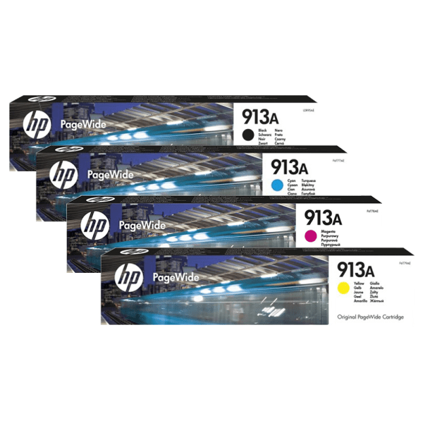 Hp 913A Orjinal Set Kartuş / Hp PageWide Pro450 / Pro452