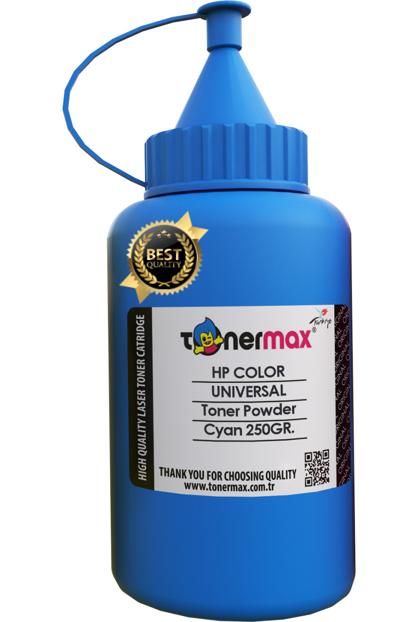 Hp Renkli Toner Tozu Mavi 250 GR.