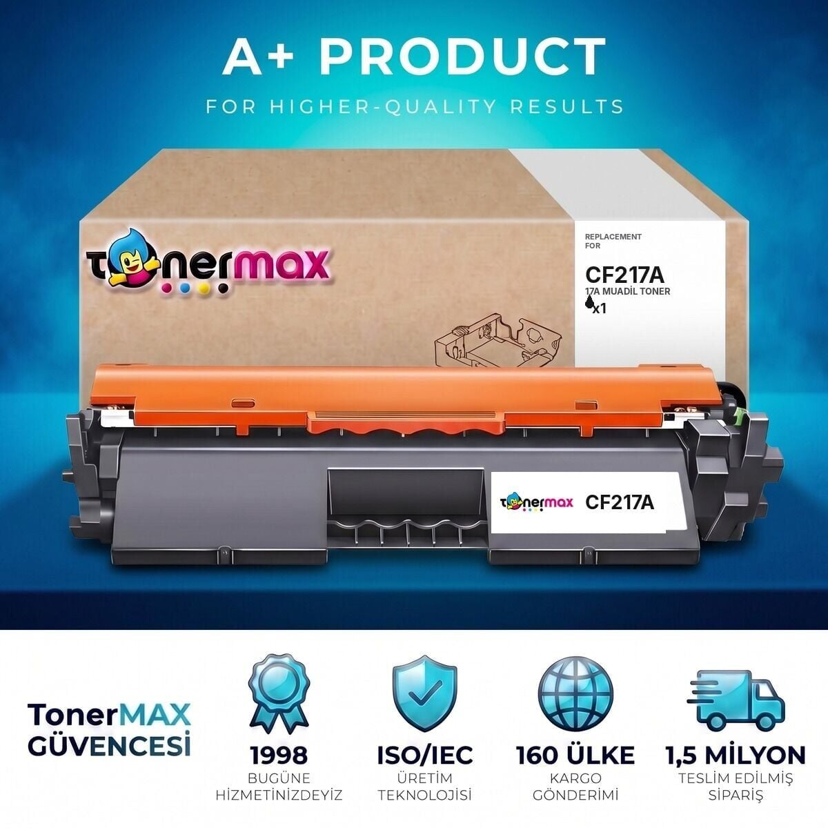 TonerMAX® CF217A A Plus Muadil Toner