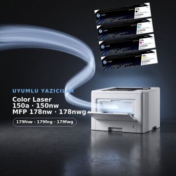 Hp 117A Orjinal Toner Set Avantaj Paket / Hp 150a / 150nw / 178nw / 179fnw W2070A