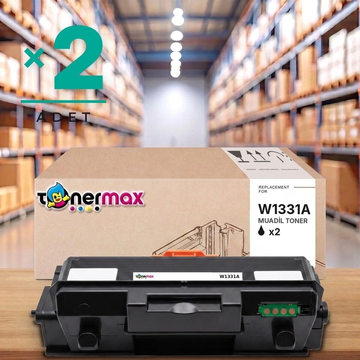 Hp 331A-W1331A Muadil Toner - Çipli 2'li Avantaj Paket / LaserJet 408dn / MFP 432fdn