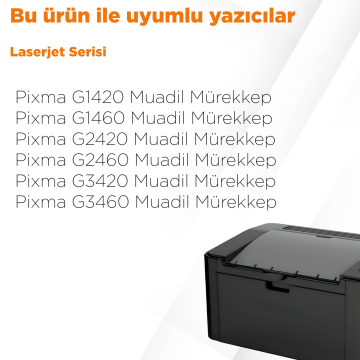 Canon GI-41 Muadil Mürekkep Sarı / Pizma G1420 / G1460 / G2420 / G2460 / G3420 / G3460