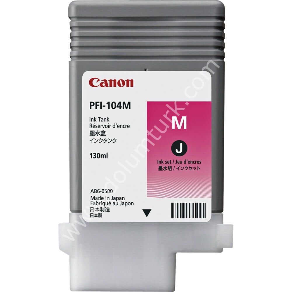 Canon PFI-104M Magenta Orjinal Kartuş 130 ML.