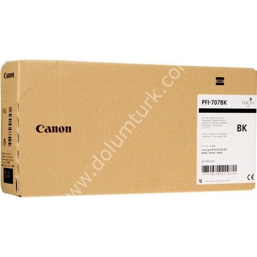 Canon PFI-707BK Black Orjinal Kartuş 700 ML.