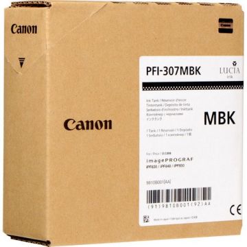 Canon PFI-307MBK Matte Black Orjinal Kartuş 330 ML.