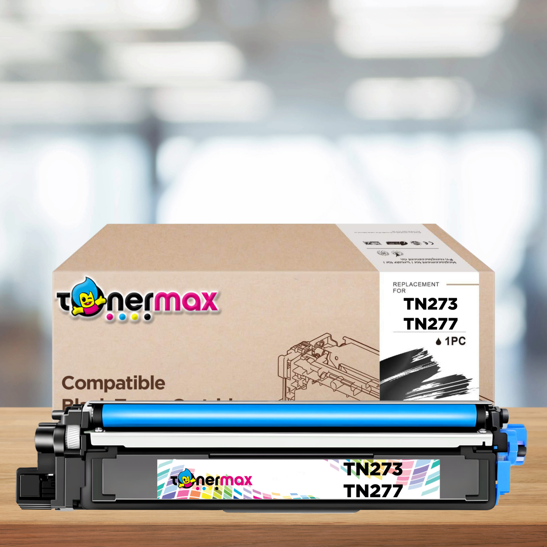 Brother TN273 / TN277 Mavi Muadil Toner / HL-L3210 / L3230 / L3270 / L3290 / MFC-L3710 / L3750 / L3770