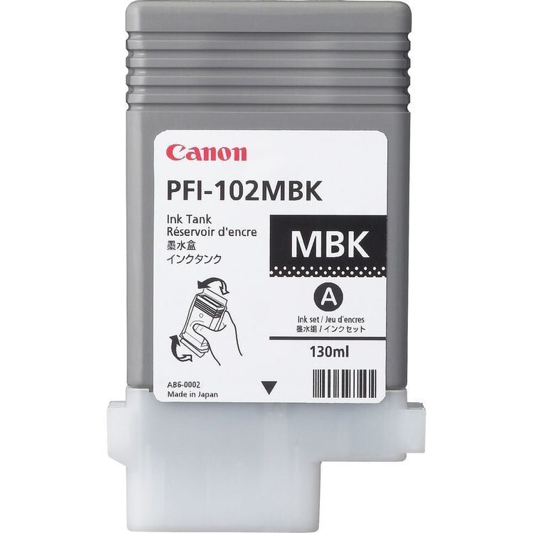 Canon PFI-102MBK Matte Black Orjinal Kartuş 130ML