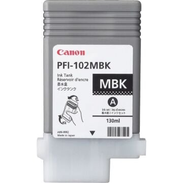 Canon PFI-102MBK Matte Black Orjinal Kartuş 130ML