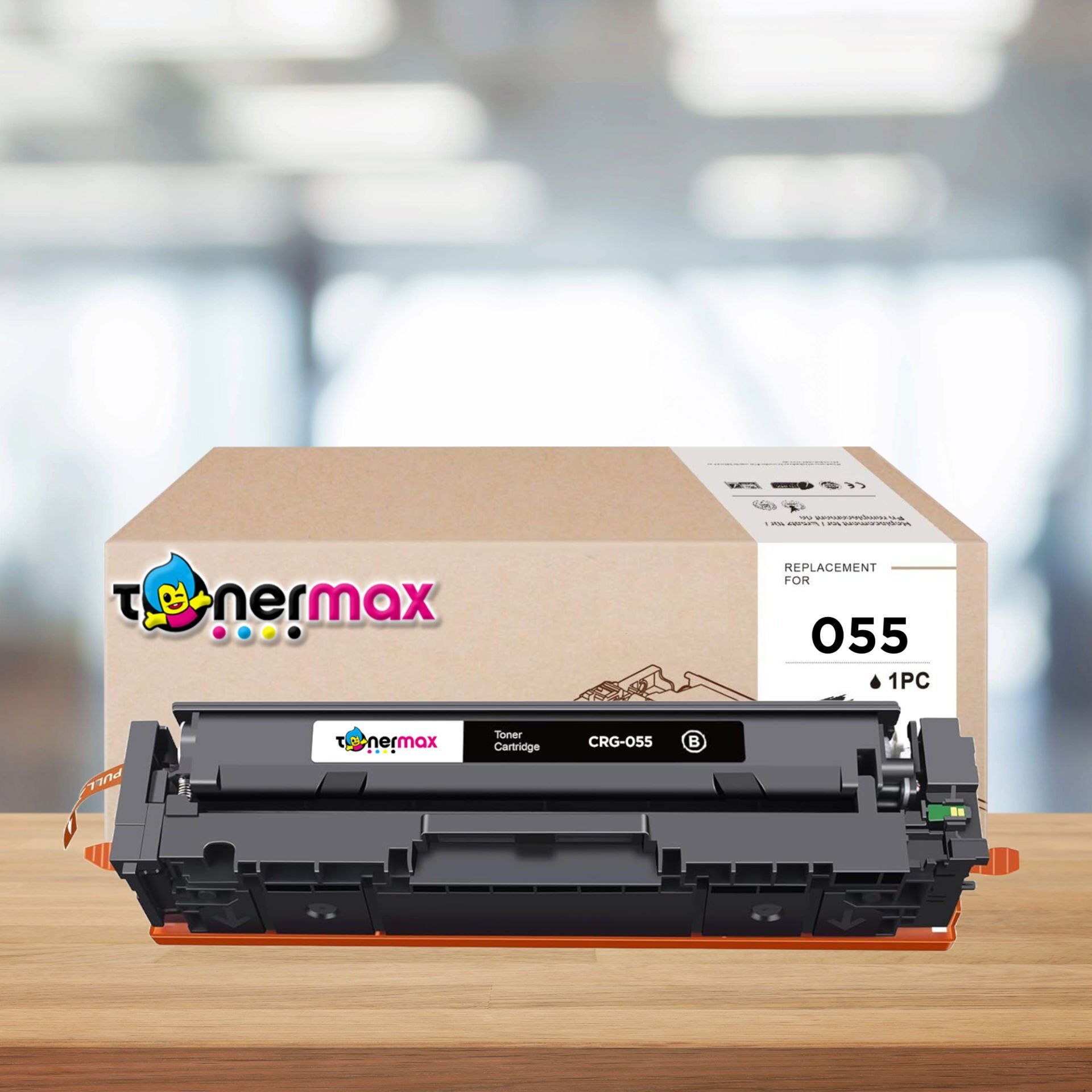 Canon CRG-055 Muadil Toner Siyah- Çipli / LBP-662Cdw / LBP-664Cx / MF-741Cdw / MF-742Cdw / MF-743Cdw / MF-744Cd / MF-745Cdw / MF-746Cx