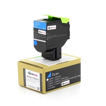 Lexmark 70C8HC0 Mavi Muadil Toner / CS310 / CS410 / CS510