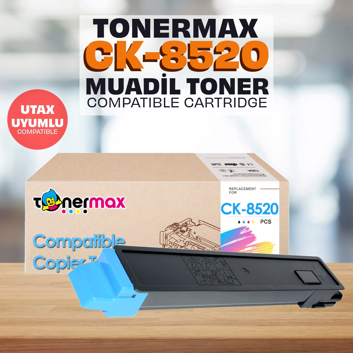 Utax CK-8520 Muadil Toner Mavi / P C2480i / P-C2480i