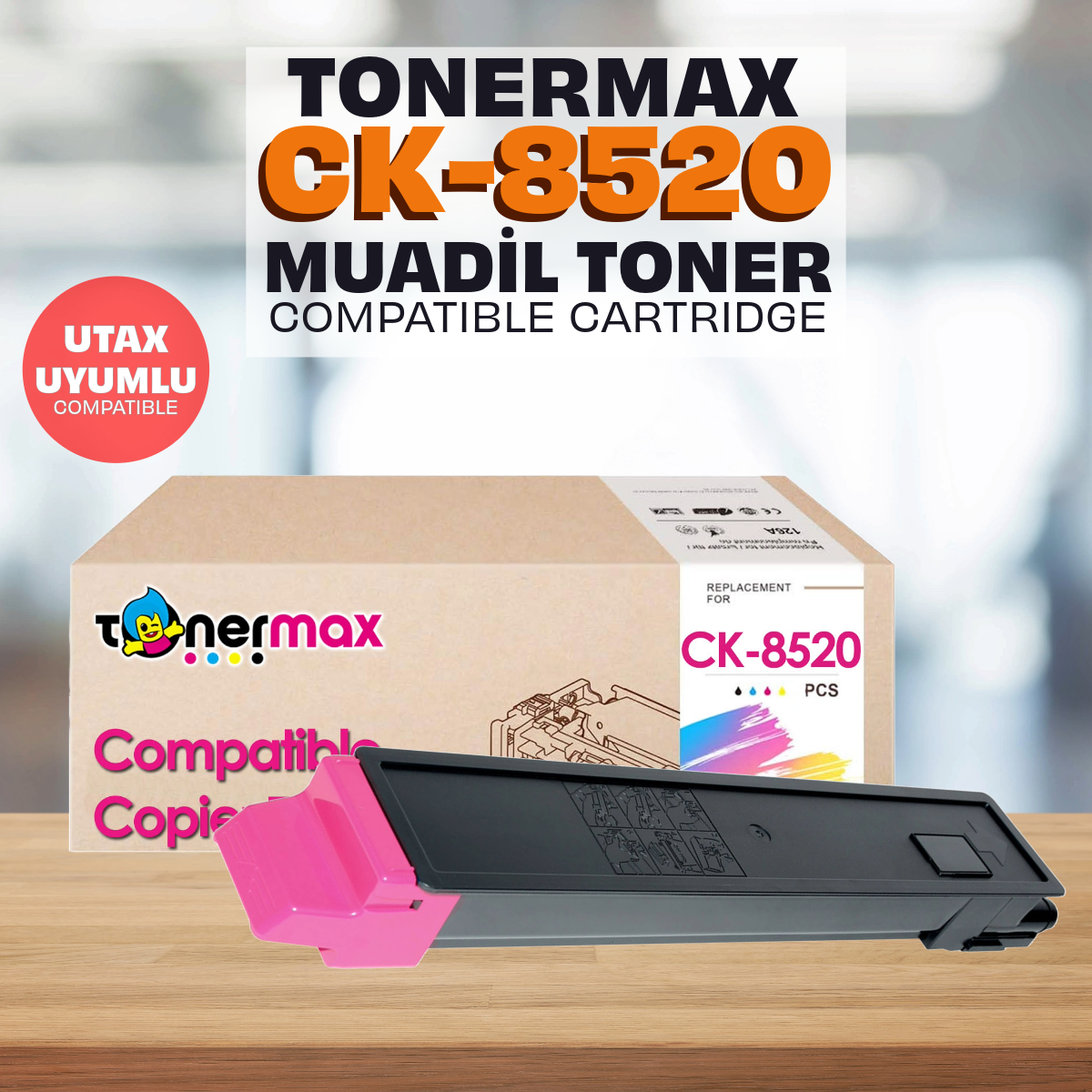 Utax CK-8520 Muadil Toner Kırmızı / P C2480i / P-C2480i