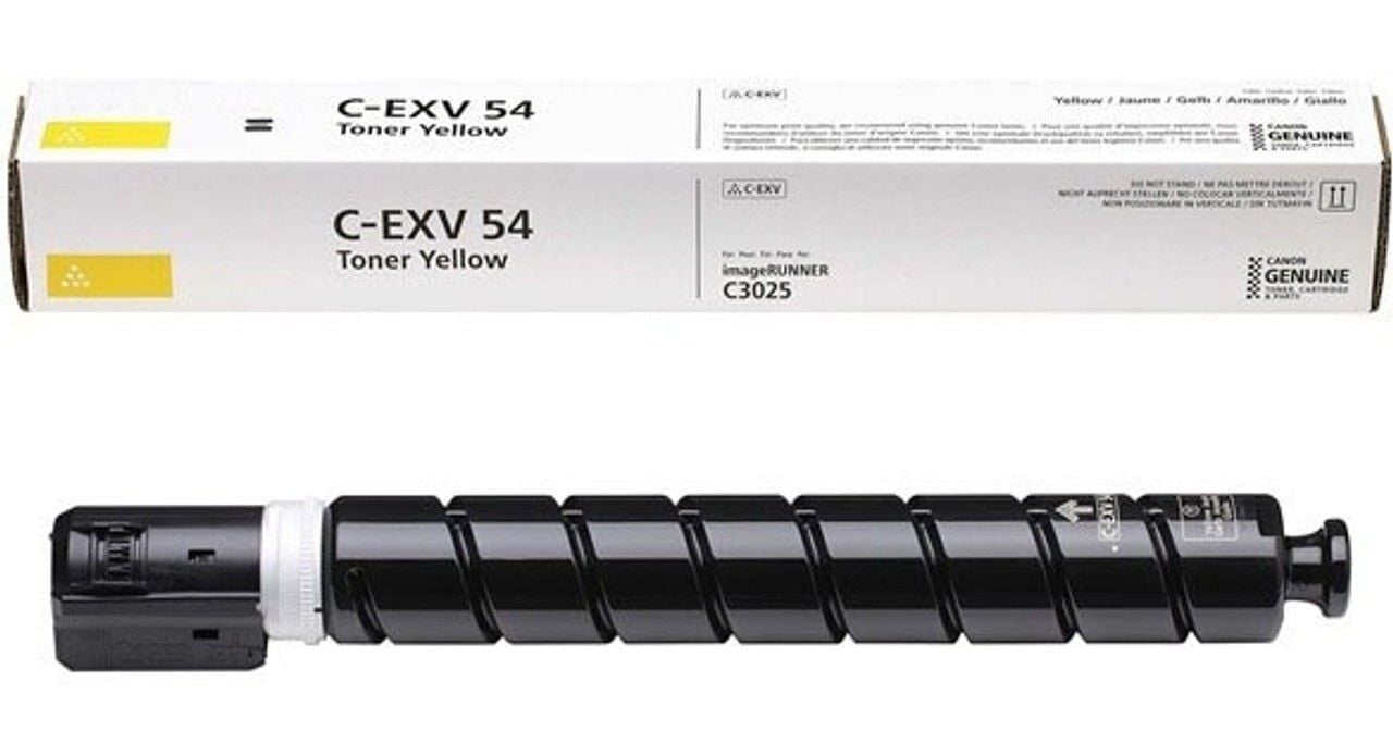 Canon C-EXV-54 Orjinal Fotokopi Toneri Sarı /ImageRUNNER C3025i / C3125i / C3262i