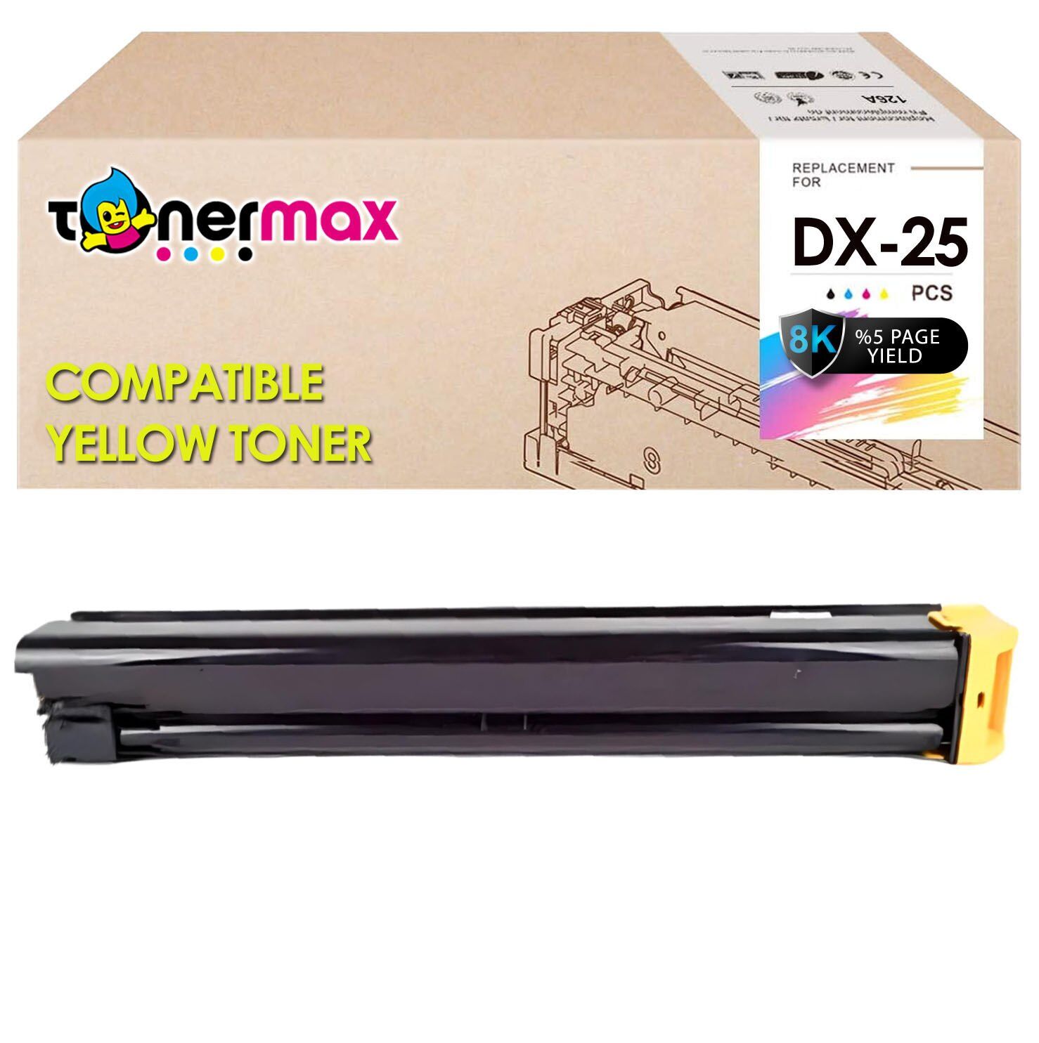 Sharp DX-25GTYA Sarı Muadil Fotokopi Toner