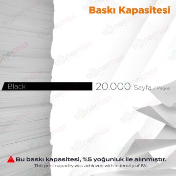 Kyocera Mita TK-8345 Siyah Muadil Toner / TaskAlfa 2552ci / 2553ci