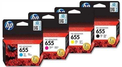 Hp 655 CZ109A / CZ110A / CZ111A / CZ112A CMYK1 Set Orjinal Kartuş