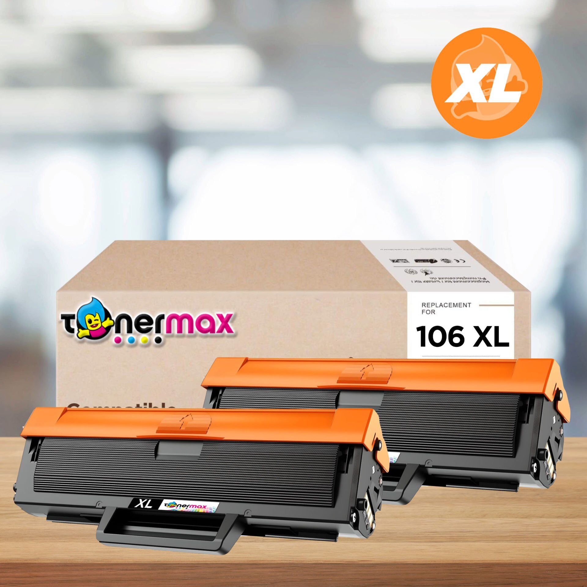 Hp 106X W1106X Muadil Toner - Çipli ( Yüksek Kapasite ) 2'Li Paket / 107A / 107W / MFP 135W / MFP 137fnw