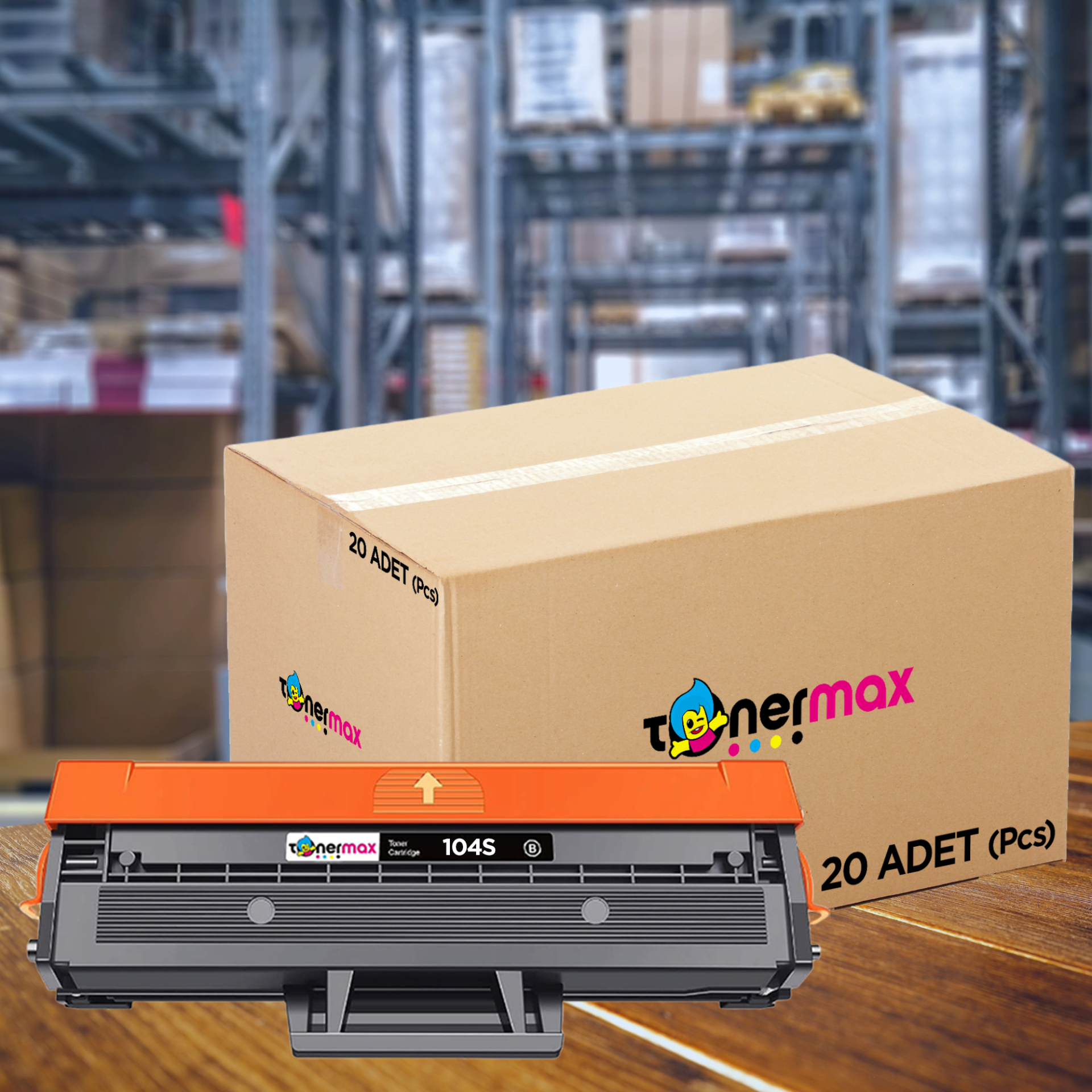 Samsung MLT-D104S Muadil Toner 20'li 1 Koli Avantaj Paket/ ML-1660 / ML-1665 / ML-1670 / ML-1675