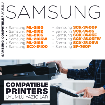 Samsung MLT-D101S Muadil Toner 10'lu Paket / ML-2160 / ML-2165 / SCX-3400 / SCX-3405 / SF-760