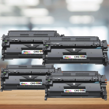 Canon CRG-056L Muadil Toner - Çipli 4'lü Paket/ LBP-325dn / LBP-325X / MF-542x / MF-543x / MF-552dw / MF-553dw