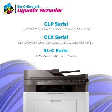 Samsung CLT-K406S  Set Muadil Toneri/ CLP360 /CLP365 / CLX3300/ 3305/ C410/ C460
