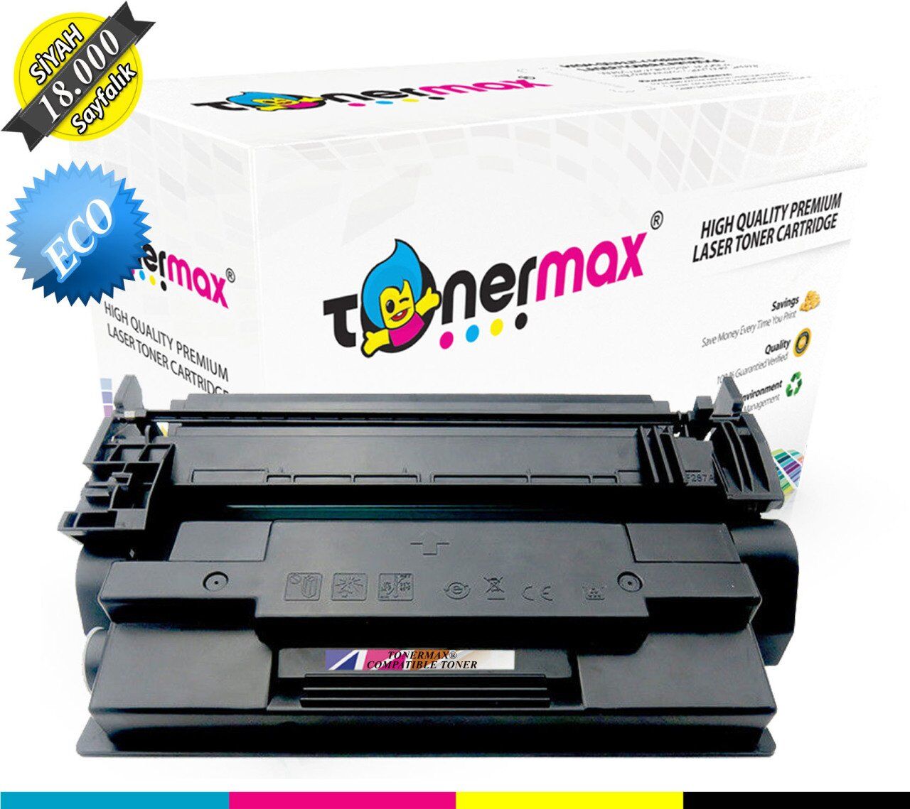 Hp 87X / CF287X / Enterprise M501 / M506 / M527 Muadil Toneri