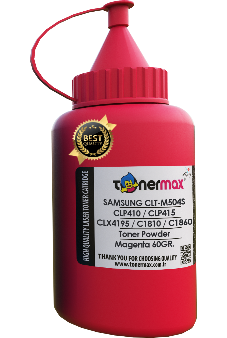 Samsung CLT-M504S Toner Tozu Kırmızı/ CLP-410 / CLP-415 / CLX-4100 / CLX-4195 / C1860 / C1810