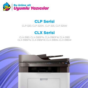 Samsung CLT-C407S Muadil Toner Mavi/CLP-320 / CLP-325 / CLX-3180 / CLX-3185