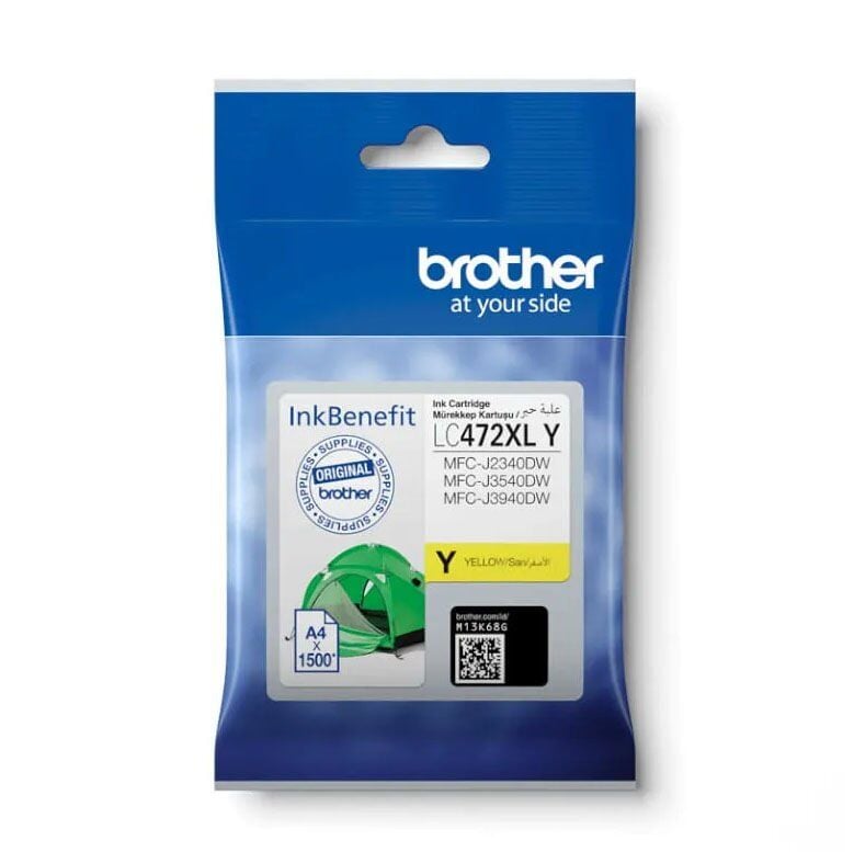 Brother LC472XL Orjinal Kartuş Sarı