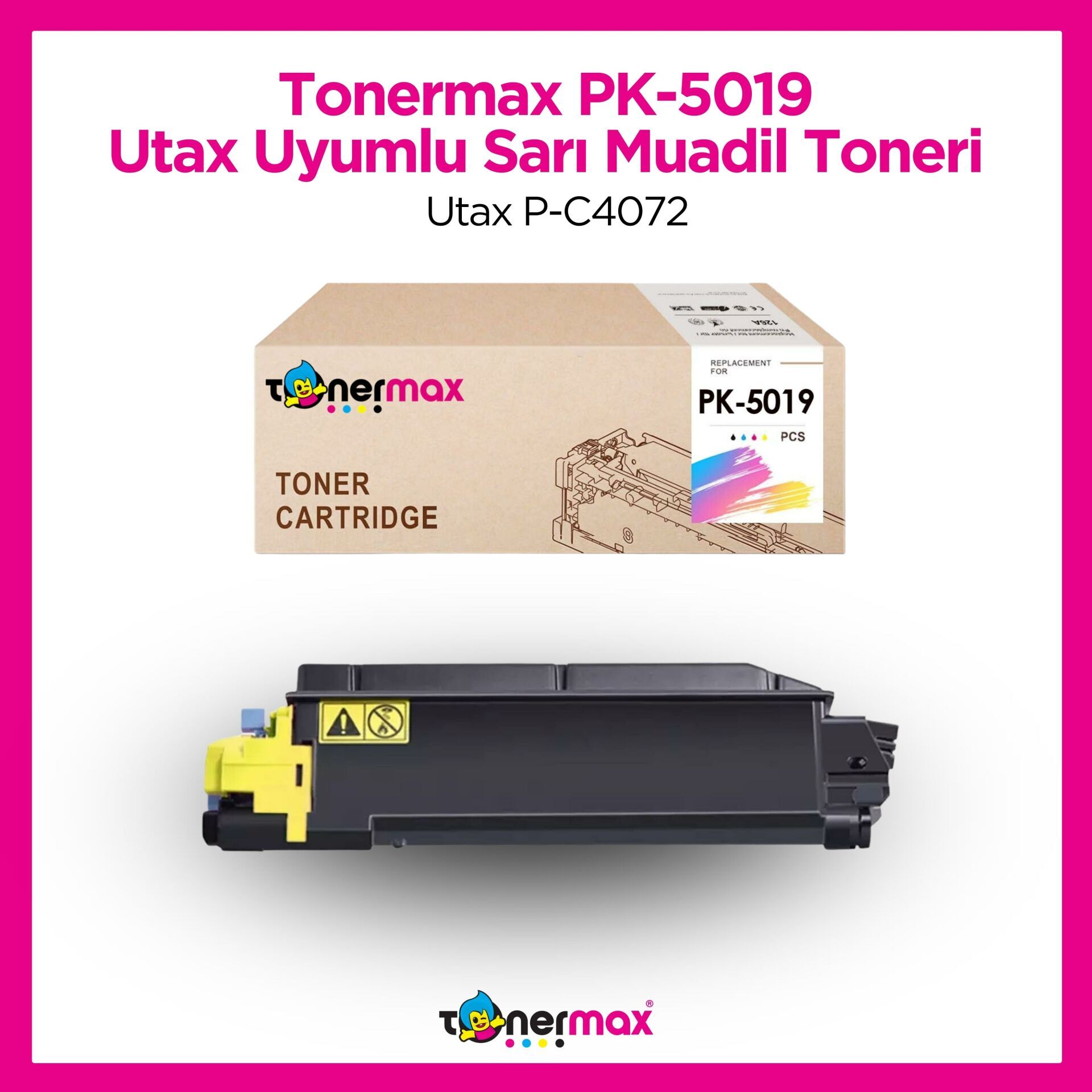 Utax PK-5019 Muadil Toner - Sarı / Utax P-C4072