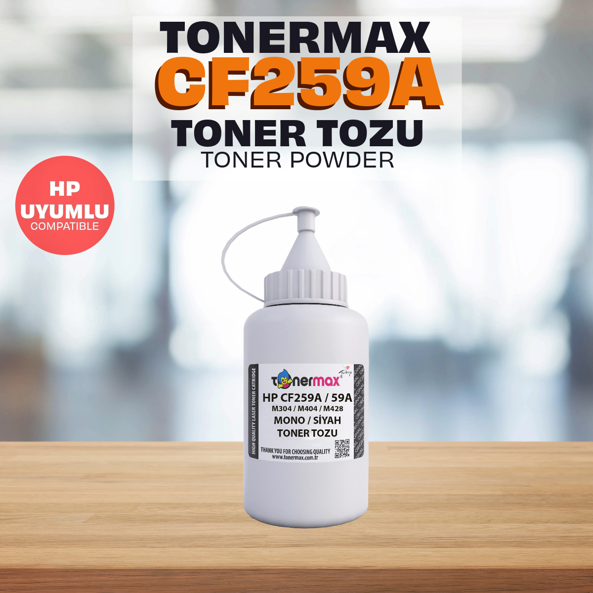 Hp CF259A - CF259X Toner Tozu 250GR.  / Hp Laserjet M304 / M404 / M428