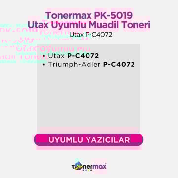 Utax PK-5019 Muadil Toner - Siyah / Utax P-C4072