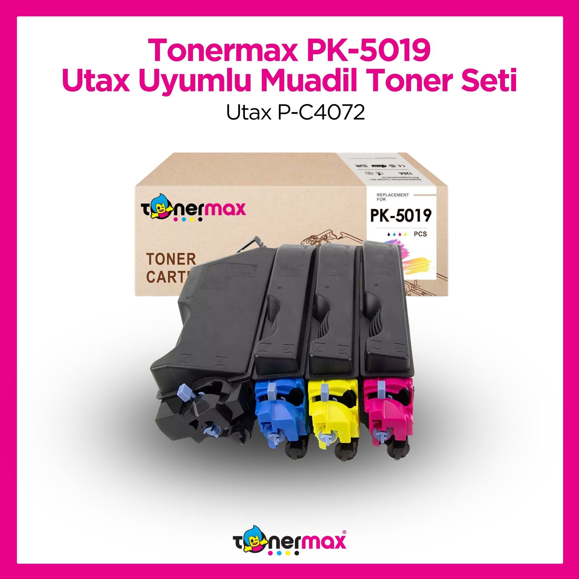 Utax PK-5019 Muadil Toner - Takım / Utax P-C4072