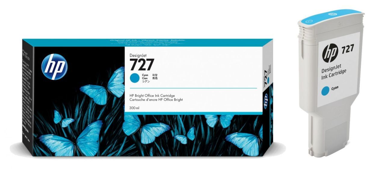 HP 727 F9J77A / T920 / T1500 / T2500 Yüksek Kapasiteli Orjinal Kırmızı Kartuş