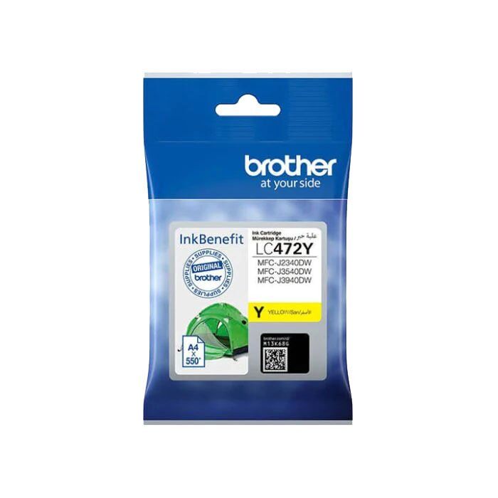 Brother LC472 Orjinal Kartuş Sarı / MFC-J2340 / MFC-J3540/ MFC-J3940