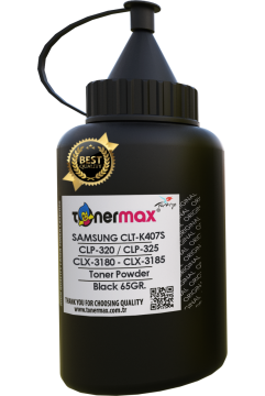 Samsung CLT-K407S Toner Tozu Siyah / CLP-320 / CLP-325 / CLX-3180 / CLX-3185 Toner Tozu