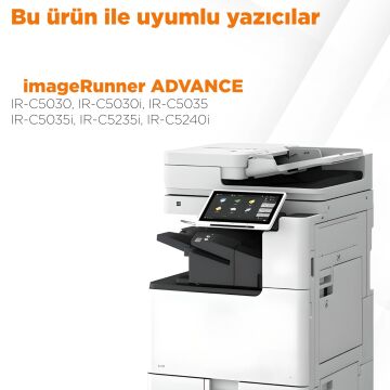 Canon C-EXV29 Muadil Toner Set / IRC-5030 / IRC-5035 / IRC-5235 / IRC-5240