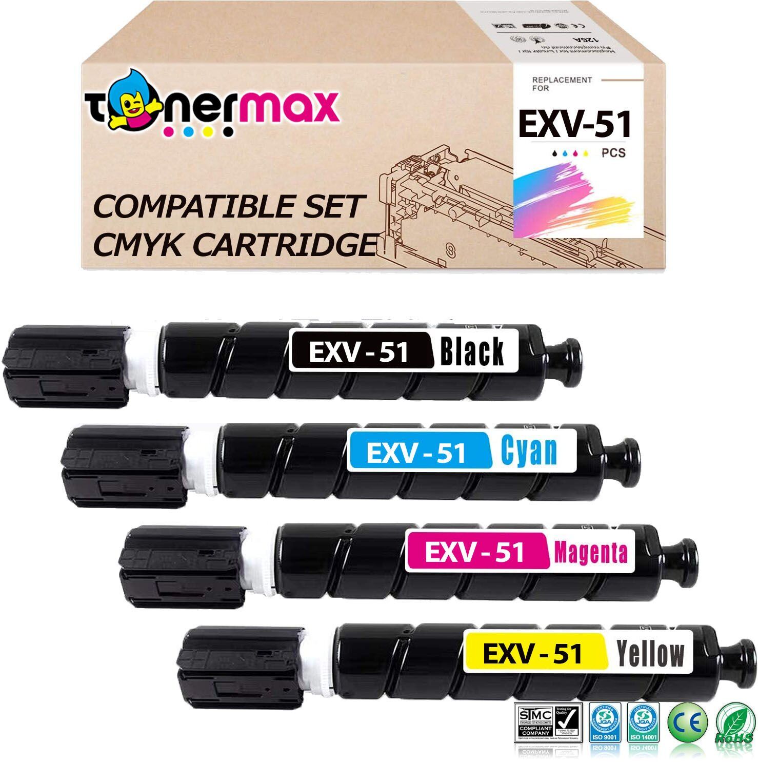 Canon C-EXV-51 Muadil Toner - Takım / IR-C5535 / IR-C5540 / IR-C5550 / IR-C5560 / IR-C5750