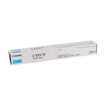 Canon C-EXV-51 / 0482C002 Mavi Orjinal Fotokopi Toneri