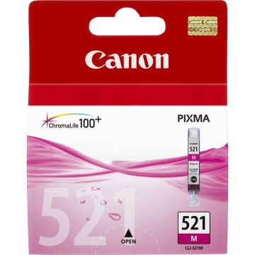 Canon CLI-521 M / Pixma İP3600/ 4600 / 4700 / MP540 / MP550 / MP560 / MP620 / MP630 / MP640 / MP980 / MP990 / MX860 / MX870 Kırmızı Orjinal Kartuş