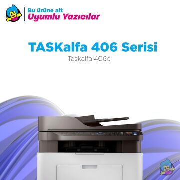 Kyocera Mita TK-5215 Siyah Orjinal Toner / Taskalfa 406ci