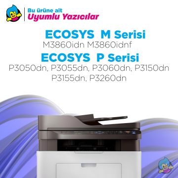 Kyocera TK-3170 Muadil Toner 4'lü Avantaj Paket / Ecosys M3860 / P3050 / P3055 / P3060 / P3150 / P3155