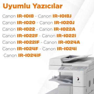 Canon C-EXV18 Toner Tozu 500GR/ IR1018 / IR1020 / IR1022 / IR1024