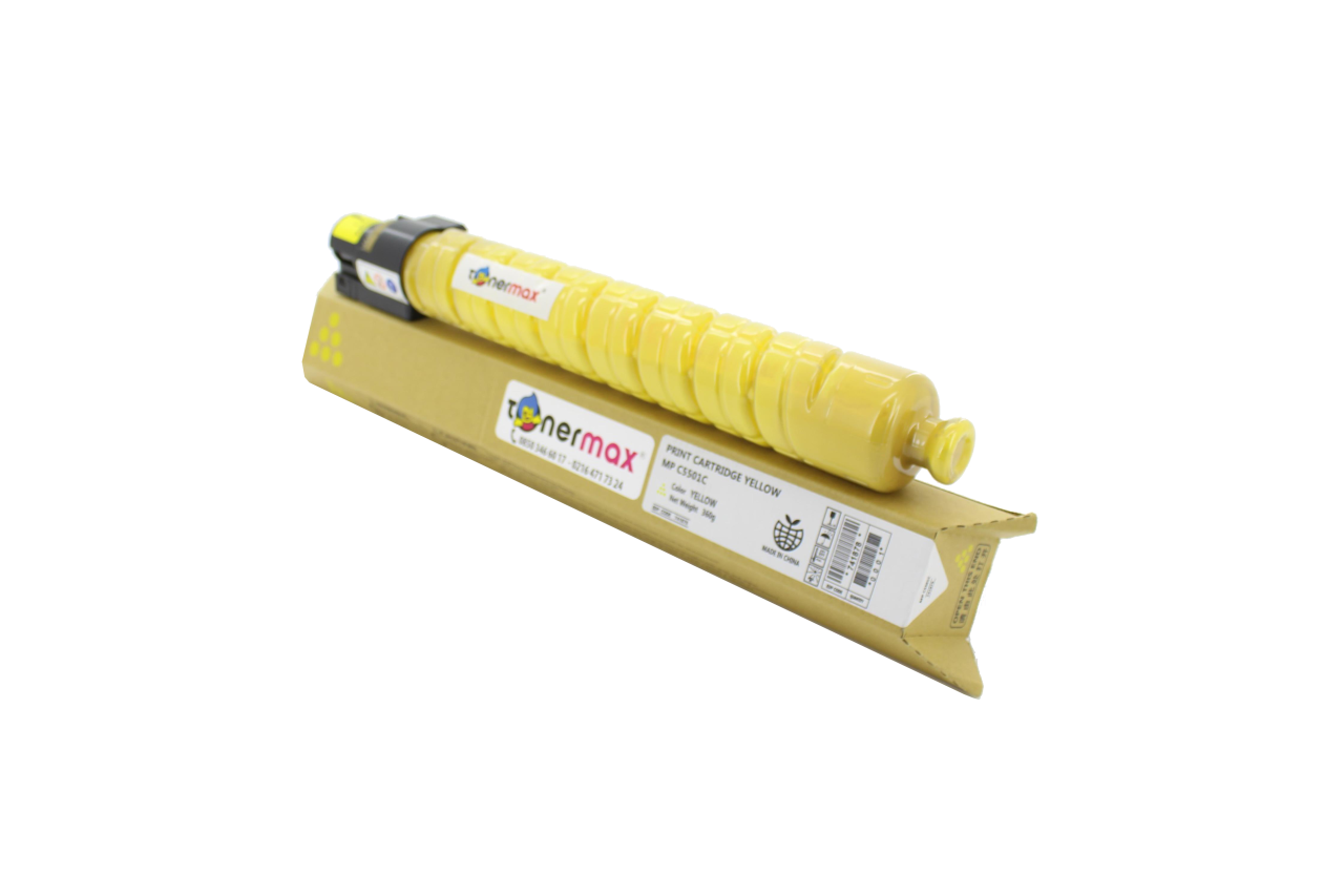 Ricoh Aficio MPC4000 Sarı Muadil Toner/ MPC4501 / MPC5000 / MPC5501